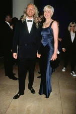 Finnish film director Renny Harlin wearing a tuxedo bow tie his w- 1996 Photo