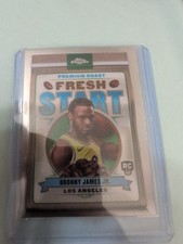 2025 Topps Chrome Fresh Start Bronny James Los Angeles Lakers RC