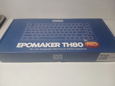 EPOMAKER TH80 PRO 75% Hot Swappable Mechanical Switch Keyboard - White