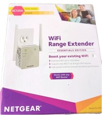 NETGEAR AC1200 Wi-Fi Range Extender - EX6120 White Plug In
