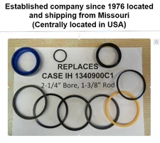1340895C1 Case-IH replacement cylinder seal kit (2" bore with 1-1/2" Rod) 