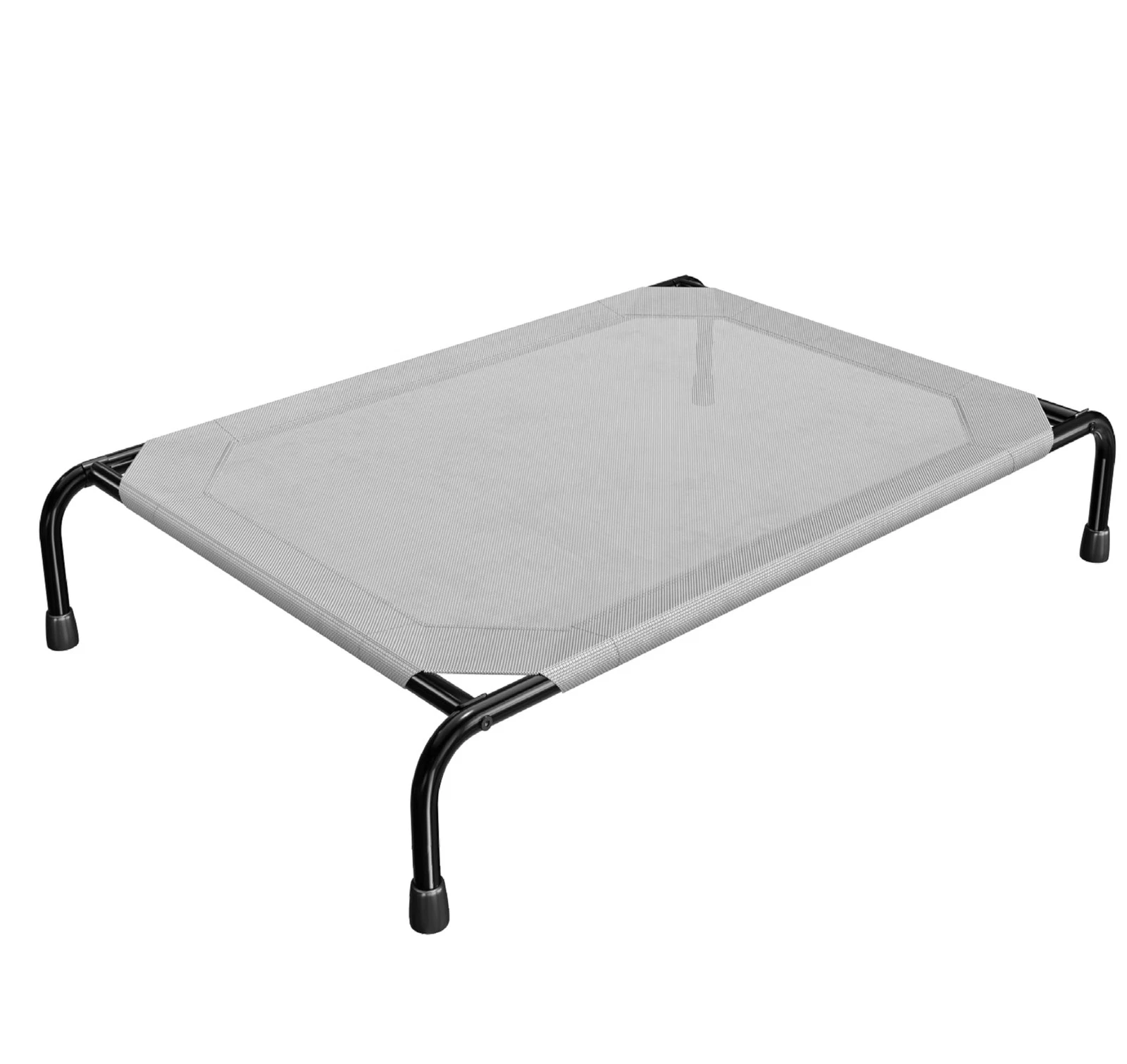 XL Elevated Dog Bed Waterproof Outdoor Cooling Pet Cot 47.75" x 30.5" Grey