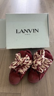 Lanvin Curb Sneaker Red
