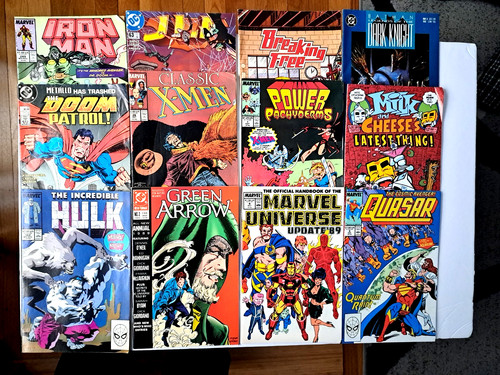 Lot of 12 - DC and Marvel Misc. Comic Books