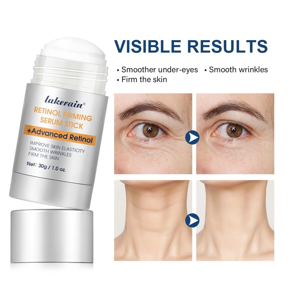 Retinol Firming Serum Stick Anti Aging Eye Face Wrinkle Smoothing Moisturizing - Image 4 of 4