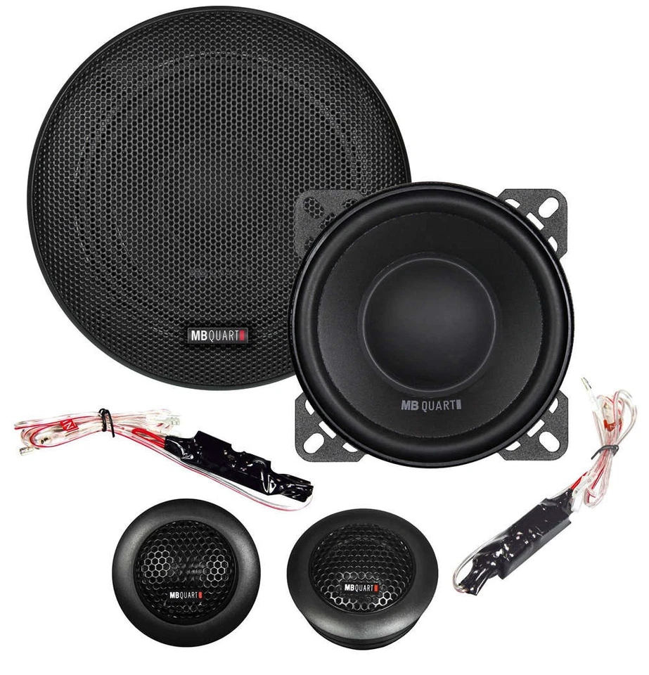 MB Quart QS-100 10cm Système de Composants 2 Voies 3 Ohm 70 WRMS - Photo 1/2