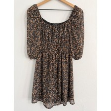 Francesca's Trixxi - Floral Smocked Waist Dress