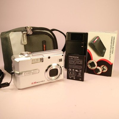 Medion Digital Camera MD85060 6.3MP Silver Tested Full Set
