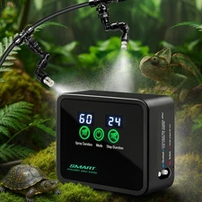 Reptile Mister Automatic Misting System Humidifier Smart Timing 360° Nozzles