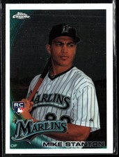 2010 Mike Stanton Topps Chrome Rookie Card #190. rookie card picture
