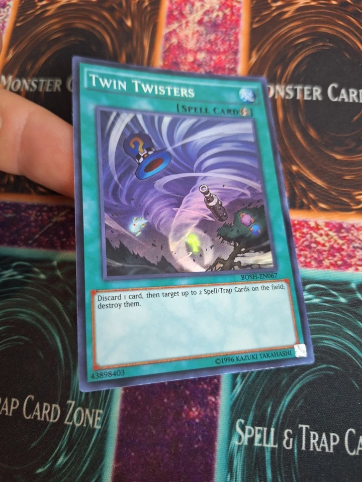 Yugioh Twin Twisters BOSH-EN067 Super Rare Unlimited Near Mint - Image 2 of 4
