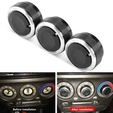 3pcs Car Air Conditioning Heat Control Switch Ac Knob For Ford Focus 05-14 Black 3pcs Car Air Conditioning Heat Control Switch Ac Knob For Ford Focus 05-14 Black