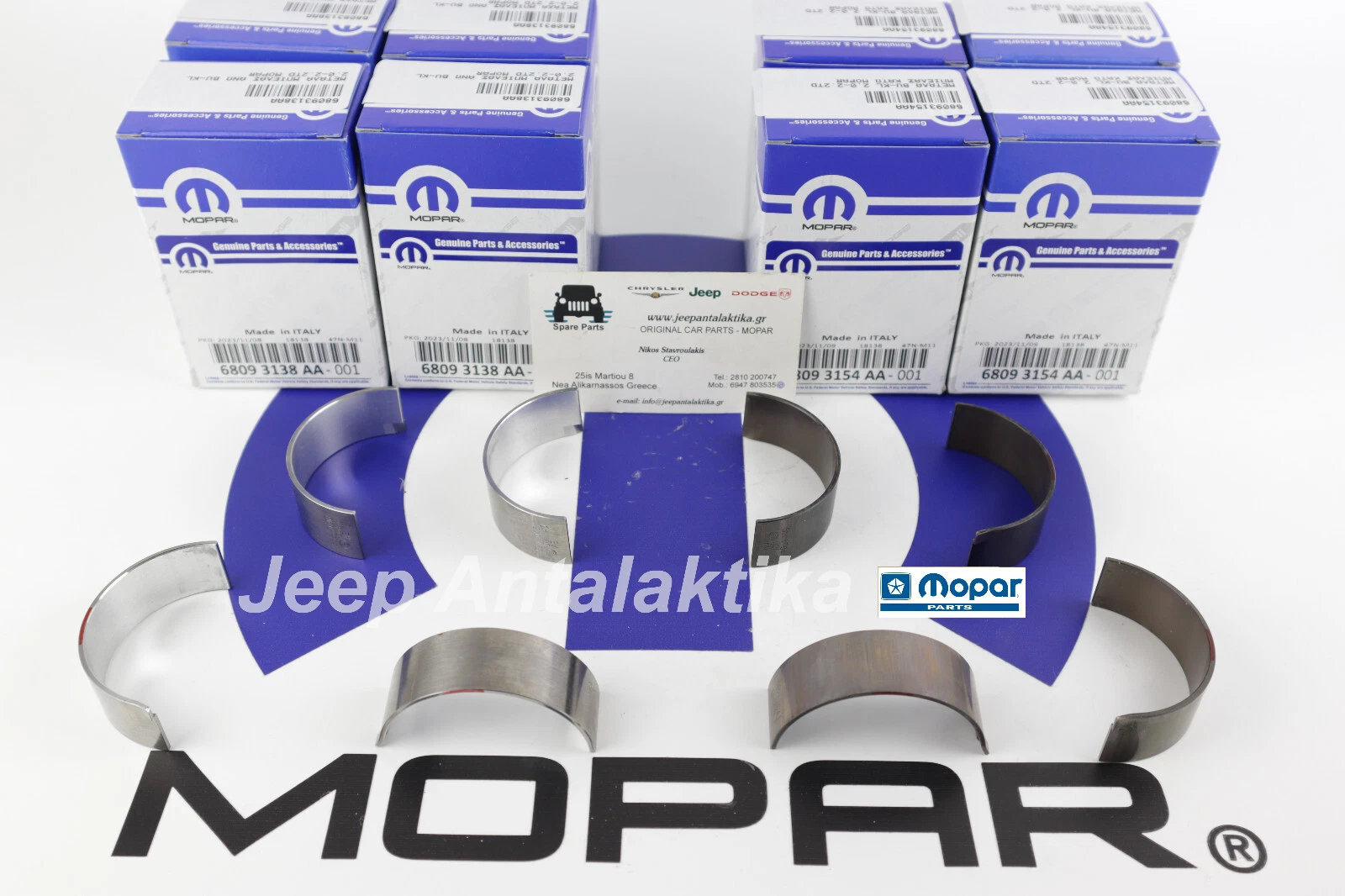 Connecting Rod Bearings Upper and Lower Kit Jeep Cherokee KL 2.0CRD New Mopar