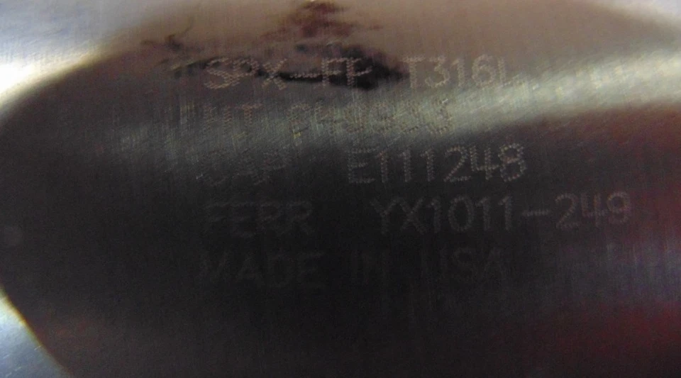 SPX SANITARY SS316L, 949933 ANGLE-LINE STRAINER TUBE SIDE INLET 1-1/4" X 33" - Image 3 of 4