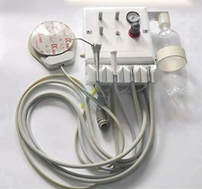 Wall-Mouted Portable Dental Turbine Unit Work Syringe With Air Compressor 2H US