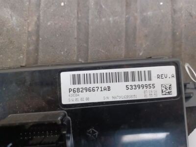 Chassis ECM Temperature Center Of Dash Fits 17 CHEROKEE