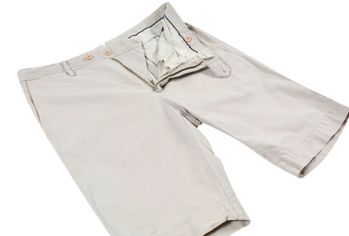 Hackett London Men s Chino Shorts Bermuda Stone Casual Short Pants 11