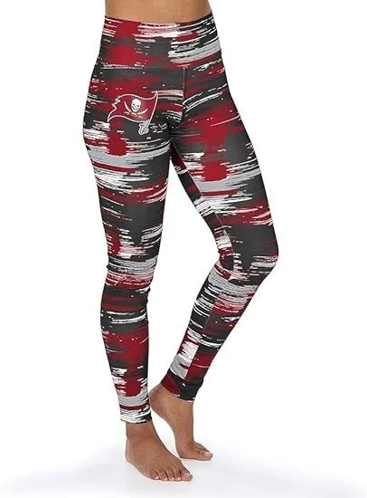 Women's football Paint Leggings, Tampa Bay Buccaneers Team Leggings, Game Day Leggings