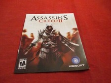 Assassin's Creed II Playstation 3 PS3 Instruction Manual Booklet ONLY