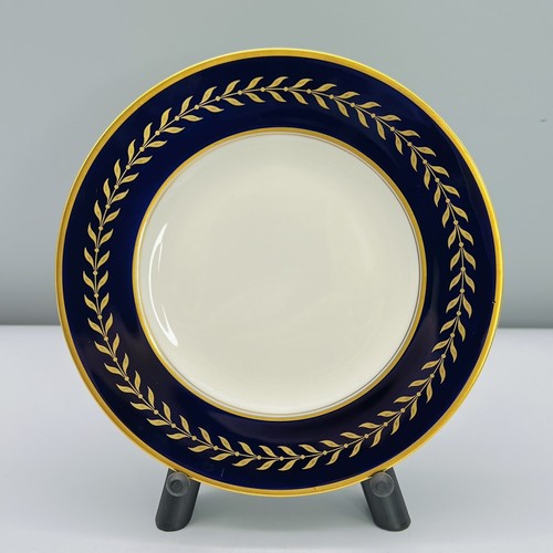 BUY 1-8 MCM SYRACUSE Richelieu PIE DESSERT PLATES 7" Old Ivory COBALT BLUE GOLD - Picture 5 of 14