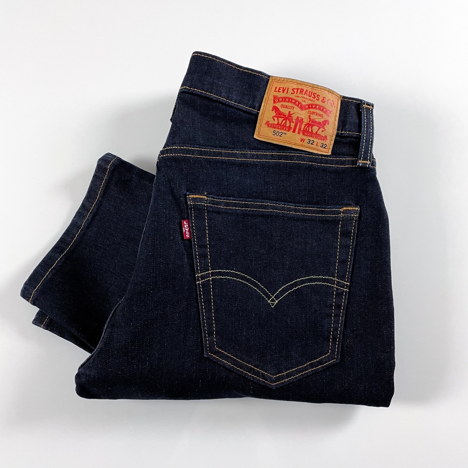 Levi's 502 Jeans Men's Regular Taper Dark Hollow Dark Wash 29507-0036 | eBay