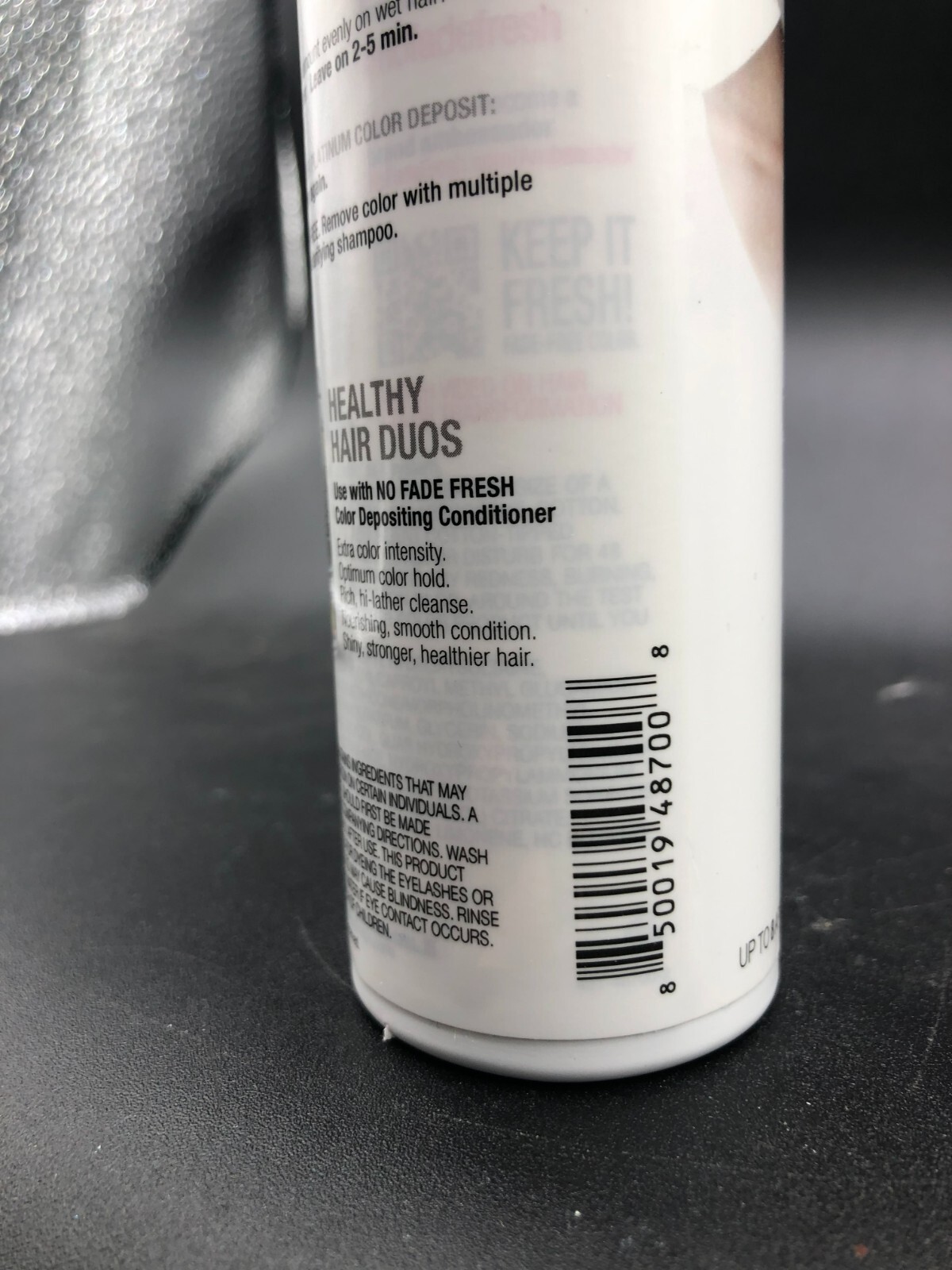 No Fade Fresh Icy Silver Platinum Hair Color Depositing Shampoo with BondHeal