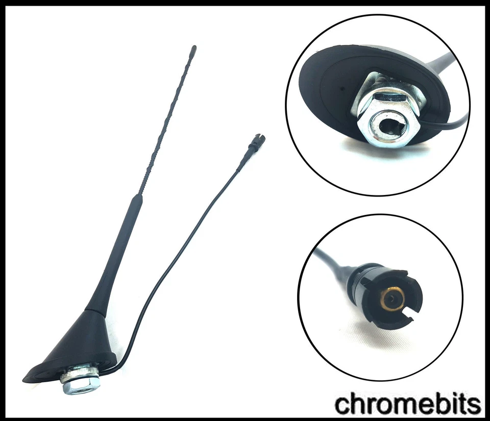 Antenne Toit AM/FM Sur Mât Base Pour SKODA - Photo 1/1