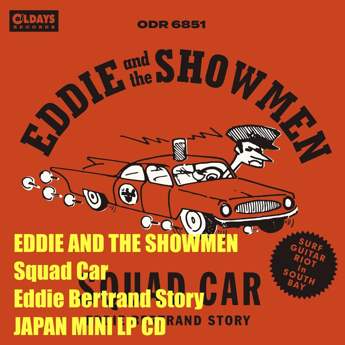 4BT EDDIE AND THE SHOWMEN Squad Car Eddie Bertrand Story JAPAN