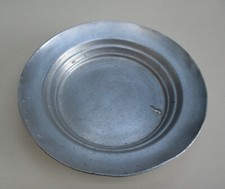 ASSIETTE A BOUILLIE ancienne en ALUMINIUM
