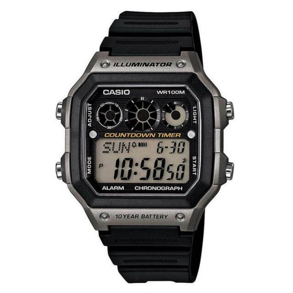 how to reset stopwatch on casio illuminator