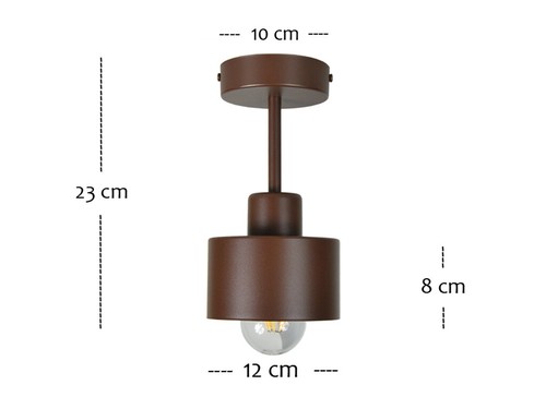 Decken Lampe schwarz weiß Leuchte Ess Wohn Schlaf Zimmer Beleuchtung OST1010AN - Bild 19 von 24