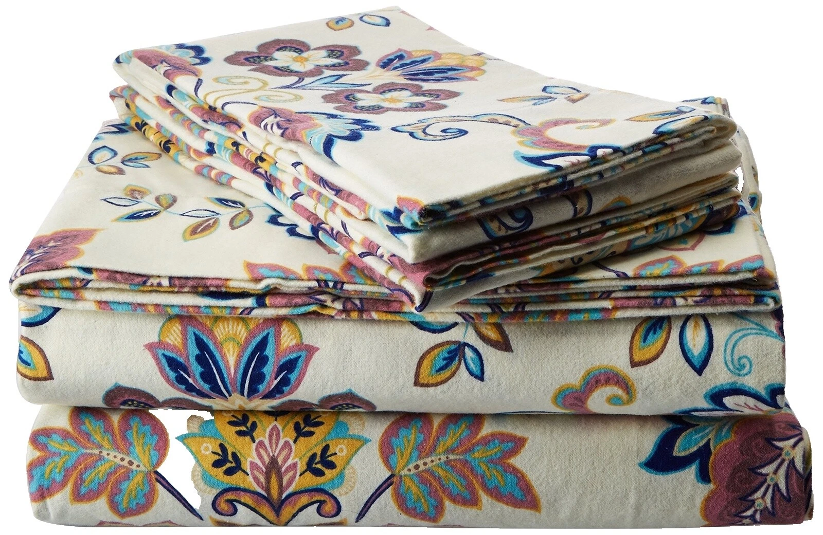 棉混纺多色床单