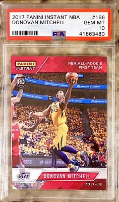 2017 POP 1 DONOVAN MITCHELL ROOKIE /279 RC INSTANT NBA PANINI #166