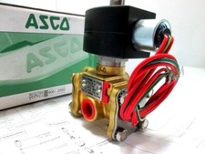 ASCO EF8316G302 Redhat Air Inert Gas 3-Way NC Solenoid Valve, 24VDC Coil, 3/8"