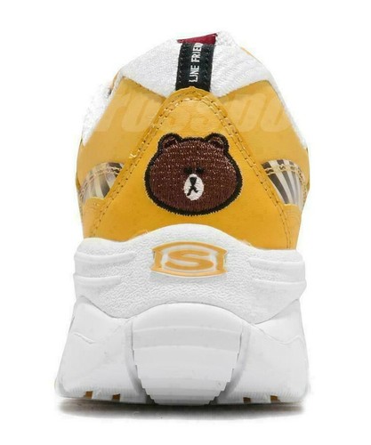 SKECHERS Energy Animated Outlook Yellow Women Size 5 LINE FRIENDS - Picture 2 of 3
