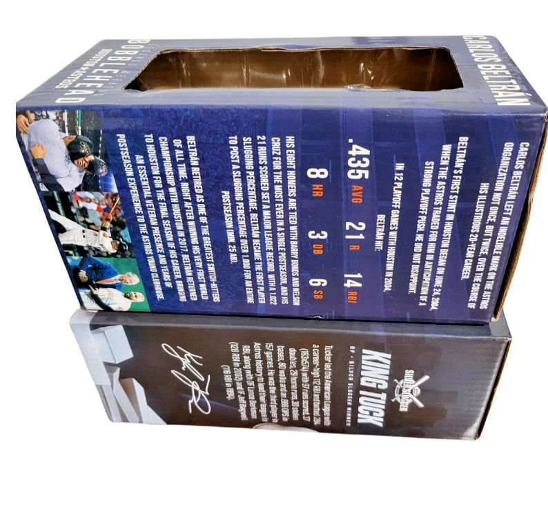 Houston Astros MLB  Bobbleheads Kyle Tucker & Carlos Beltran Legends Week - Image 3 of 3