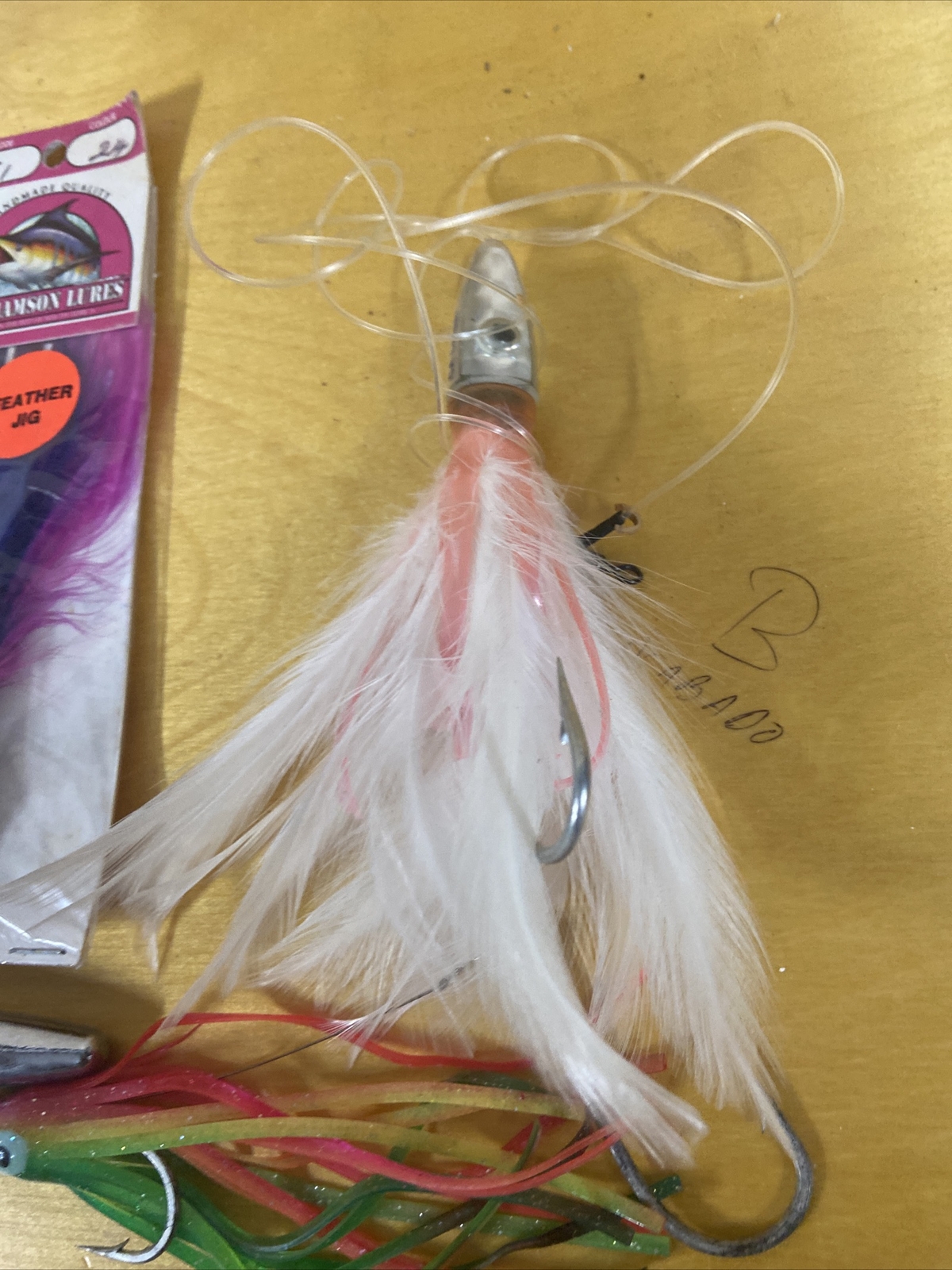 Offshore Fishing Lure Lot Saltwater Jigs Feather Russelure [C5] - Image 4