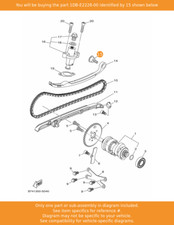 YAMAHA Bolt, 1DB-E2228-00 OEM CZD300-AX-MAX 300 ABS TRICITY 125