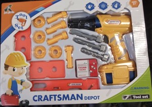 craftsman depot childrens boys kids play tool set toy ebay