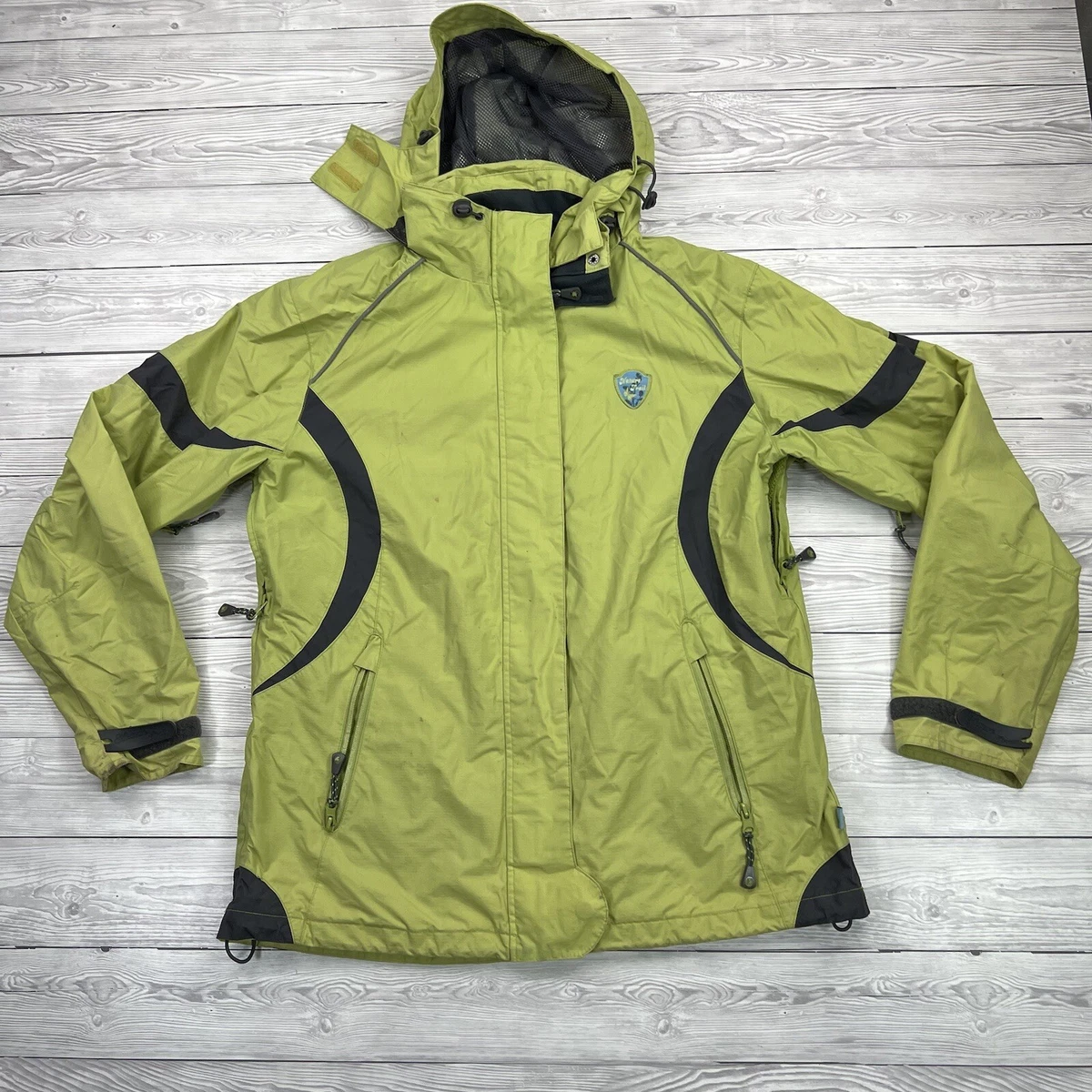 Nature Trail Ladies Jacket Green 14 Hooded Pockets Adjustable Water  Resistant | eBay