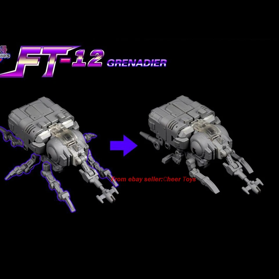 2021.5 FansToys FT12 Bombshell Figure Model 12 Grey Chest not open in stock - Image 3 of 4