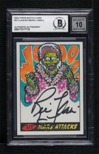 2012 Topps Mars Attacks Ric Flair WCW Signed Sketch Card 1/1 AUTO BAS