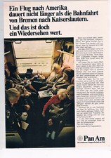 Pan AM Werbeanzeige Werbung PanAm #18 NG