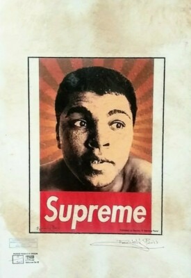 Muhammad Ali, Supreme, Limited Edition Print 22'x 15'x Signed
