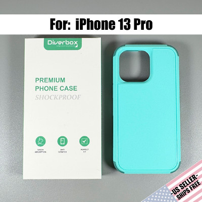 Case for iPhone 13 Pro  Adventurous Teal Blue | Premium Dual Layer Case