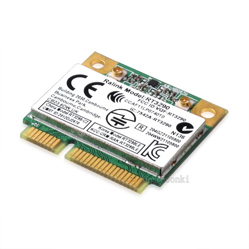 RaLink RT3290 802.11b/g/n 150 Mbps halbes Mini PCI E WiFi Kartenadaptermodul - Bild 3 von 5