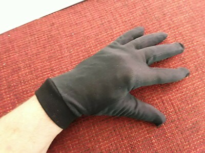 Seidehandschuhe Motorrad Unterziehhandschuhe schwarz * Seide * Gr. M, L oder XL