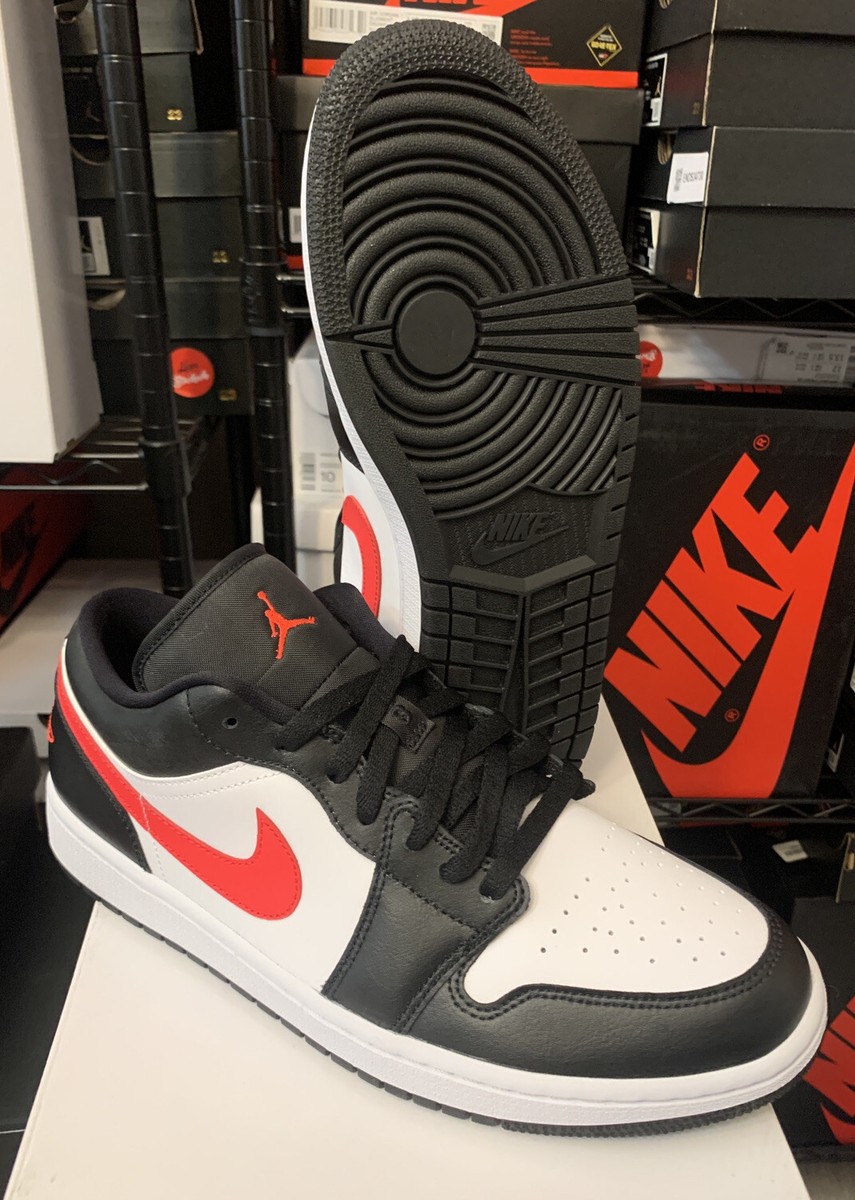 Nike Air Jordan 1 Low Siren Red White Black Shoes DC0774-004