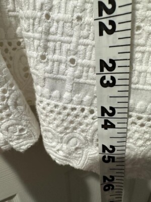 Lilly Pulitzer Betsey Strapless White Eyelet Dress Open Top White Size 0  A000933 | eBay