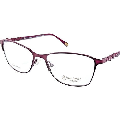 Safilo Buratto 06 C9a Eyeglasses Frames Red Full Rim Cat Eye 